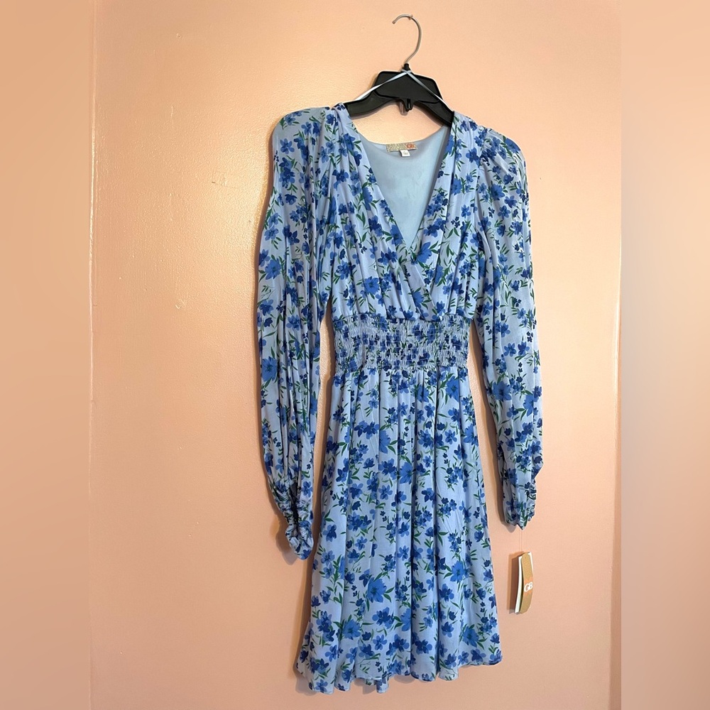 GB Blue Flower Dress